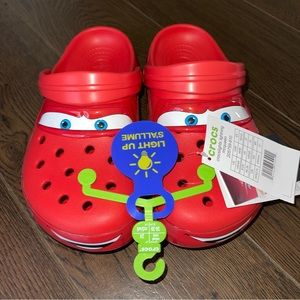 LIMITED EDITION Lightning McQueen Crocs SZ 6